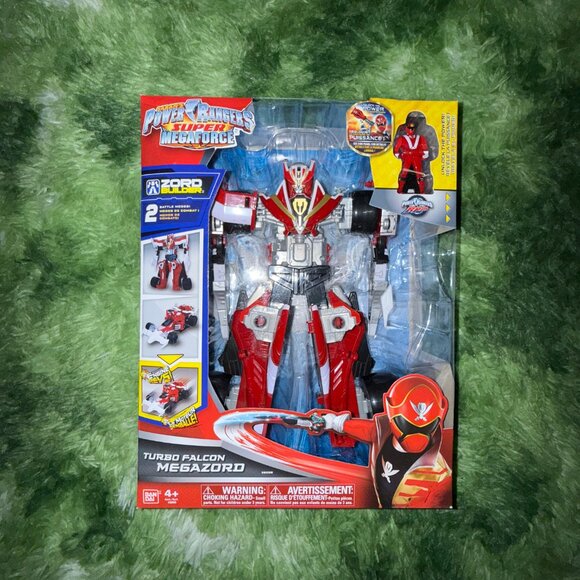 *NEW Bandai Power Rangers Super Megaforce DX Turbo Falcon Megazord